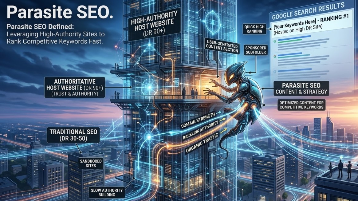 Parasite SEO explained